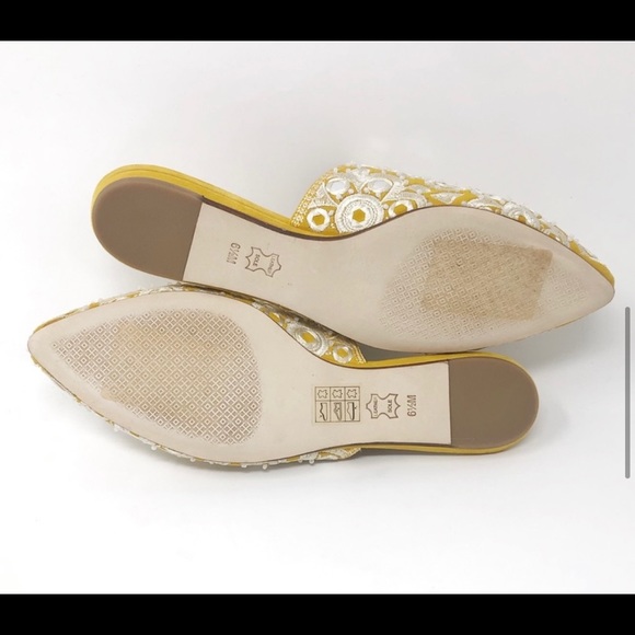 💛NWT in box TORY BURCH Elora slides yellow - Picture 8 of 8